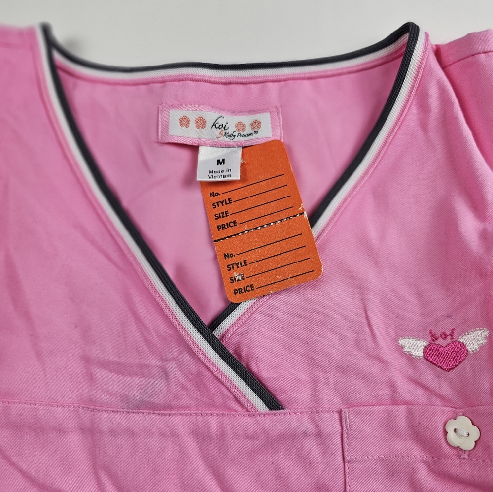 Pink Koi hospital Scrub